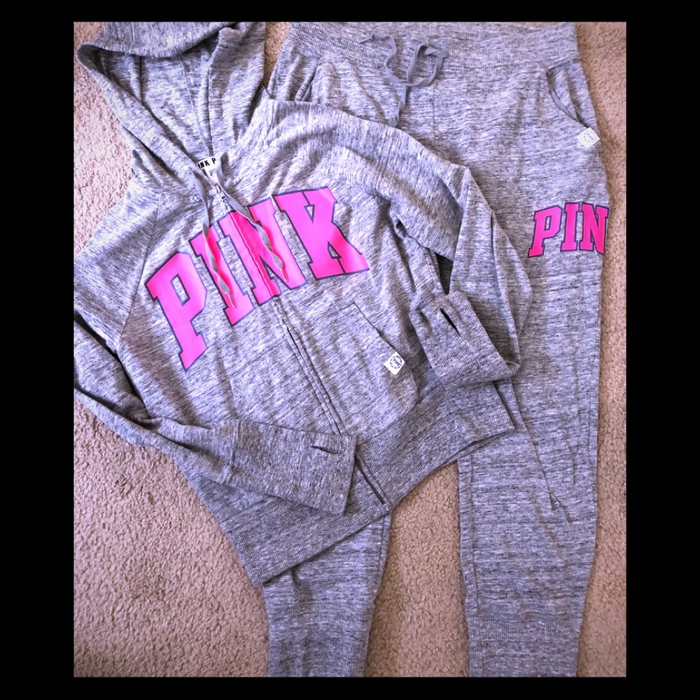 Pink sweatsuit